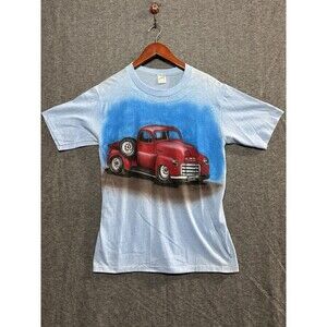 Vintage Single Stich Sportswear T-Shirt Made In USA Mens Size Medium GMC Truck